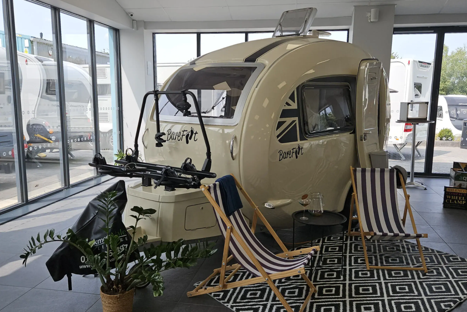 Barefoot Eclipse in the Blackmore Vale Leisure showroom