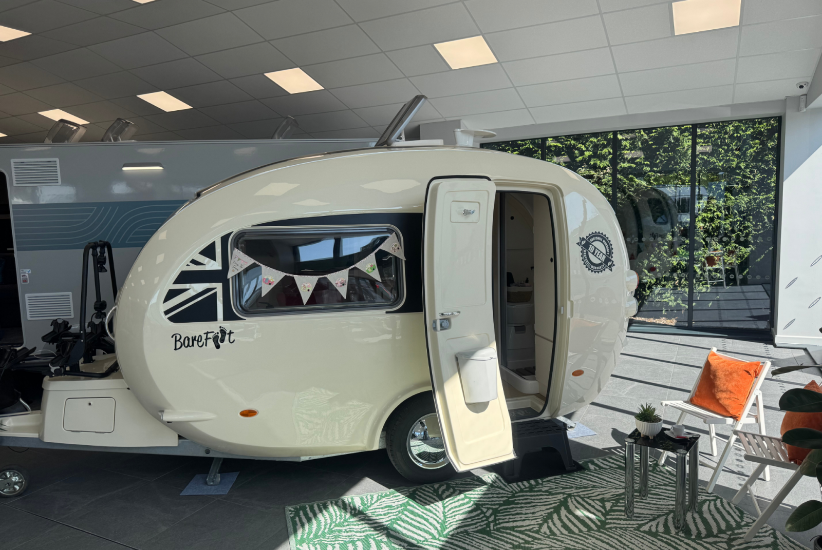 Barefoot Caravan showroom display