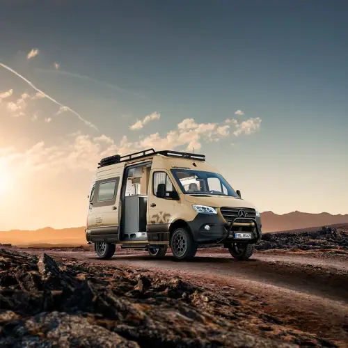 We offer three types of touring caravan or motorhome hire for you to choose from