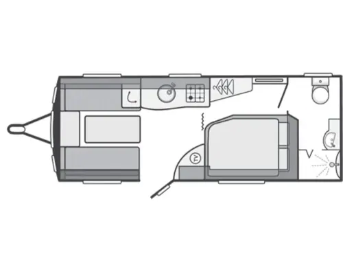Swift Challenger SE 570 2014 floor plan