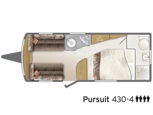 Bailey Pursuit 430-4 2016 floor plan