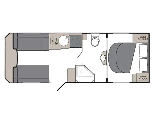 Coachman VIP 545 2017 floor plan