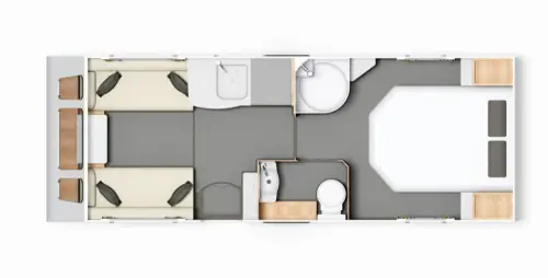 Elddis Crusader Aurora 2020 floor plan