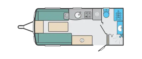Swift Challenger 480 2022 floor plan