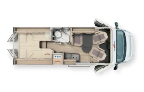 Malibu Van Comfort 640 LE 2027 floor plan