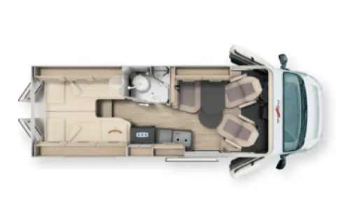Malibu Van Diversity 640 LE K 2027 floor plan
