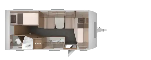 Knaus Sport 500KD 2024 floor plan