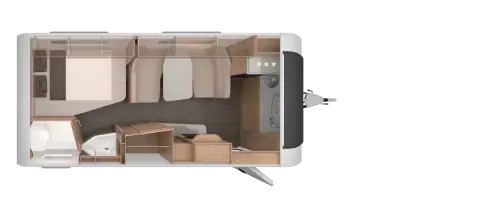Knaus Sudwind 500PF 2024 floor plan