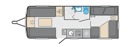 Sprite Major 6 TD 2025 floor plan
