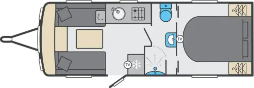 Swift Challenger 560 2026 floor plan