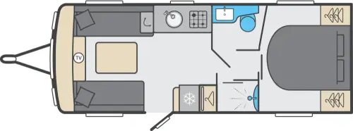 Swift Challenger Grande 650 2026 floor plan