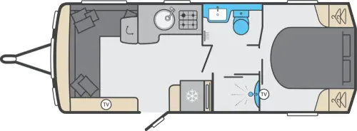 Swift Elegance 860 Grande 2026 floor plan