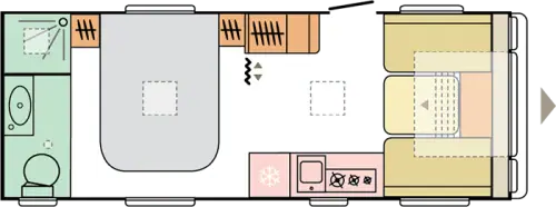 Adria Adora Isonzo 2025 floor plan