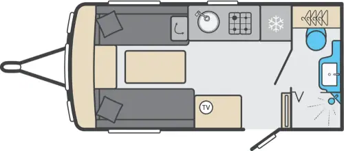 Swift Challenger 480 2026 floor plan