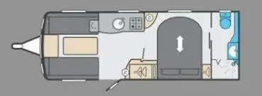 Swift Challenger 580 SE 2015 floor plan