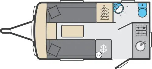 Swift Challenger 390 2026 floor plan