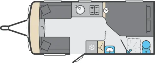 Swift Challenger 500 2026 floor plan