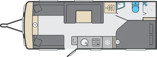 Swift Challenger Grande 640 2026 floor plan