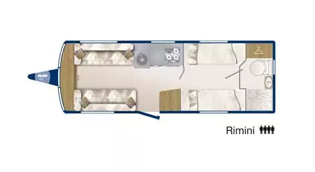 Bailey Pegasus Rimini GT65 2014 floor plan