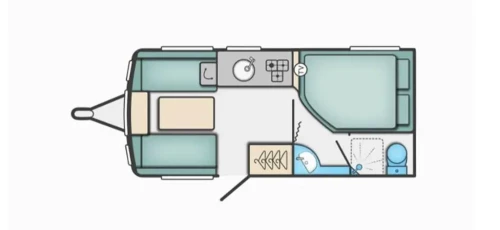 Sprite Alpine 4 2021 floor plan