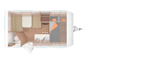 Weinsberg Caraone 390QD/UK 2024 floor plan