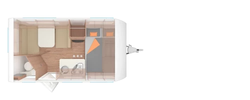 Weinsberg Caraone 390QD/UK 2021 floor plan