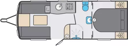 Swift  Challenger 560 SE 2022 floor plan