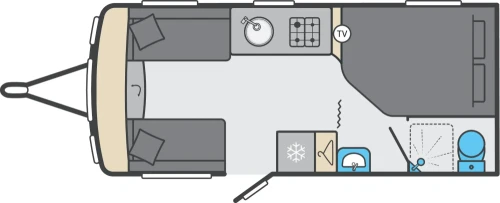 Swift Challenger 500 2027 floor plan