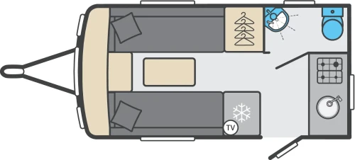 Swift Challenger 390 2026 floor plan