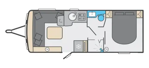 Swift Conqueror Grande 650L  2027 floor plan