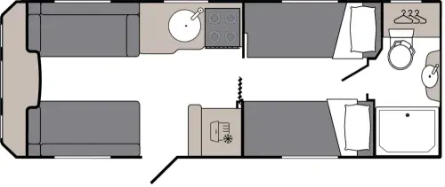 Coachman VIP 565 2020 floor plan