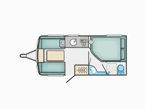 Swift Sprite Alpine 4 2018 floor plan