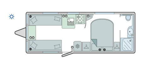 Bailey Unicorn S4 Vigo 2019 floor plan