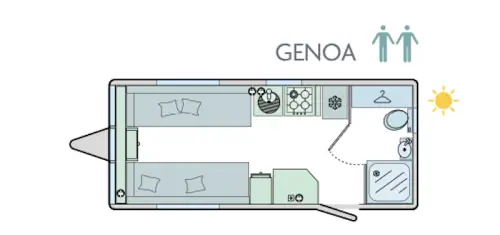 Bailey Pegasus GT70 Genoa 2018 floor plan