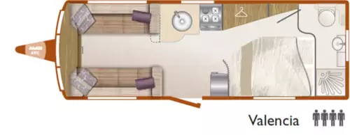 Bailey Unicorn S3 Valencia 2017 floor plan