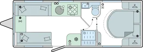 Bailey Unicorn S5 Cabrera 2022 floor plan