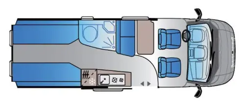 Adria Sun Living V 65 SL (2025) (TEST) floor plan