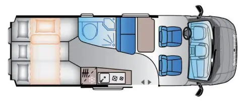 Adria Sun Living V 65 SL (2025) (TEST) floor plan