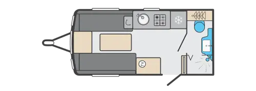 Sprite Alpine 2 2025 floor plan