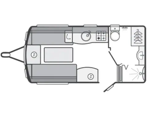Sterling Continental 480 2017 floor plan
