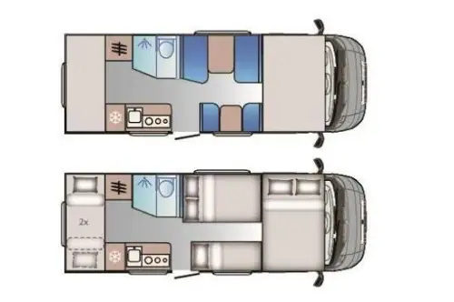 Adria Sun Living A70 DK 2025 floor plan