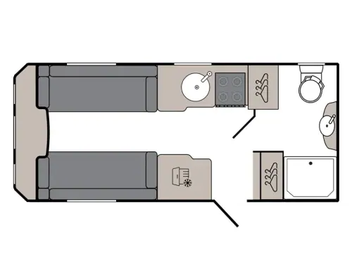 Coachman VIP 460 2021 floor plan