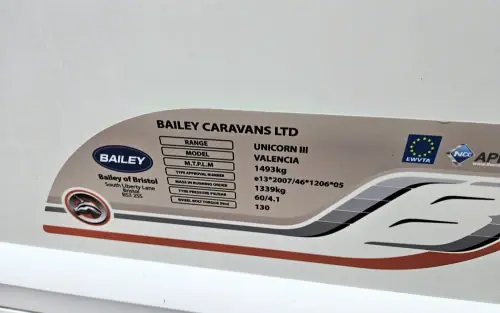 Bailey Unicorn S3 Valencia 2017