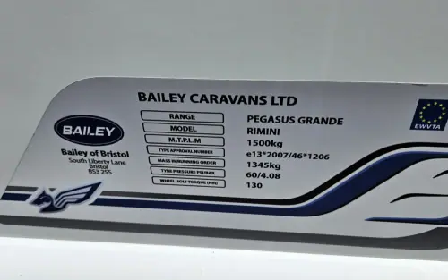 Bailey Pegasus Grande Rimini 2019