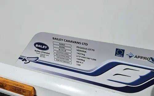 Bailey Pegasus GT70 Verona 2018
